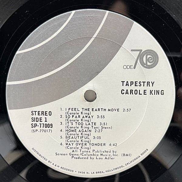 CAROLE KING / Tapestry (LP) / ODE | WAXPEND RECORDS