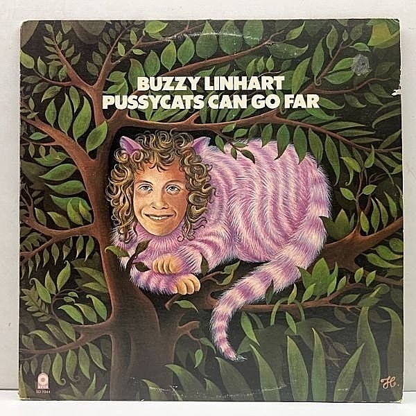 レコードメイン画像：美盤!! USオリジナル BUZZY LINHART Pussycats Can Go Far ('74 Atco) 米SSW バジー・リンハート JOHN SEBASTIAN好きもマスト