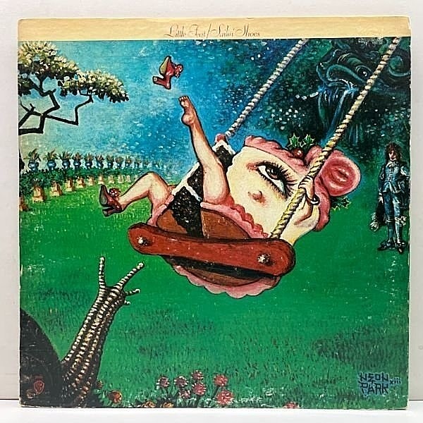 レコードメイン画像：希少 USオリジナル 初版 緑ラベ LITTLE FEAT Sailin' Shoes ('72 Warner) ゲートフォールドJK 名曲 Willin' ほか アートワークはNeon Park