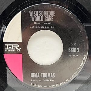 レコード画像：IRMA THOMAS / Wish Someone Would Care / Break-A-Way