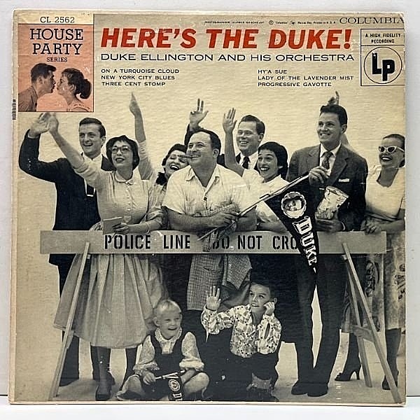 レコードメイン画像：良好盤!! 1Aマト MONO 6eye 深溝 USオリジナル DUKE ELLINGTON Here's The Duke ('55 Columbia CL 2562) House Party