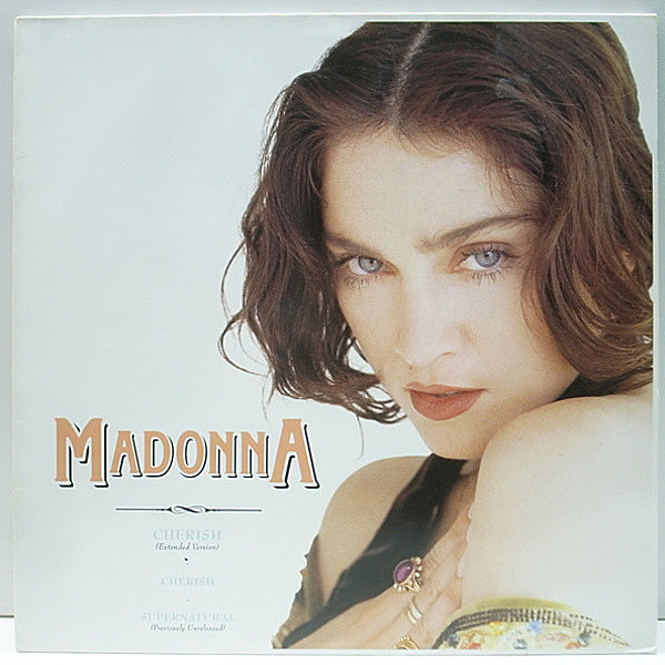 レコードメイン画像：'89 アナログ Sire Orig. MADONNA Cherish キュートなラヴ・ソング 2Ver. 収録 12インチ