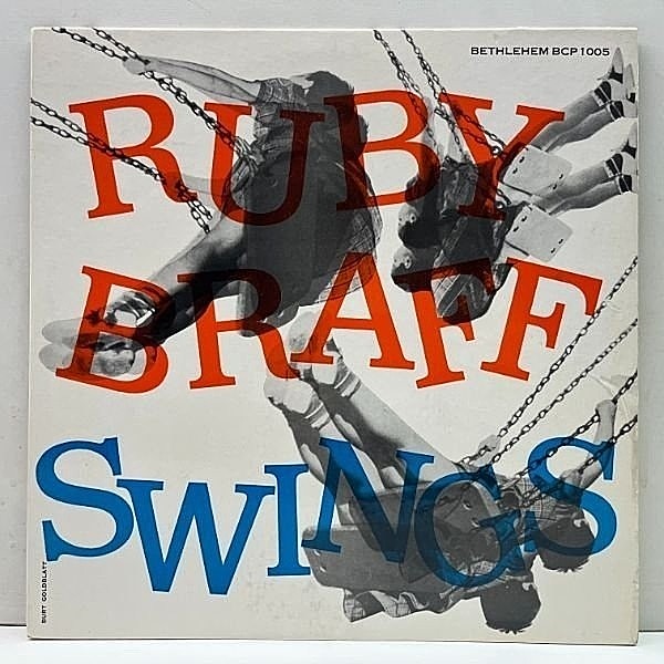 レコードメイン画像：美盤!! 10'' FLAT MONO 深溝 USオリジナル RUBY BRAFF QUARTET Swings (Bethlehem BCP 1005) 歌心溢れるルビー・ブラフのワンホーン作品