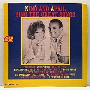 レコード画像：NINO TEMPO / APRIL STEVENS / Nino And April Sing The Great Songs