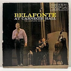 レコード画像：HARRY BELAFONTE / At Carnegie Hall