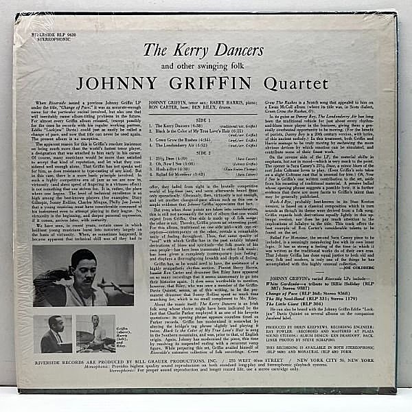 Kerry Dancers Johnny Griffin Quartet美品LP Johnny Griffin Quartet – The Kerry Dancers – Vinyl (LP