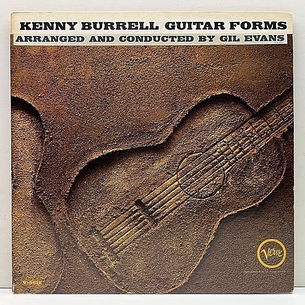 レコードメイン画像：レア【1st Add Sticker仕様・完全オリジナル】MONO RVG刻印 良好!! KENNY BURRELL Guitar Forms ('65 Verve) w/Johnny Coles, Ron Carter