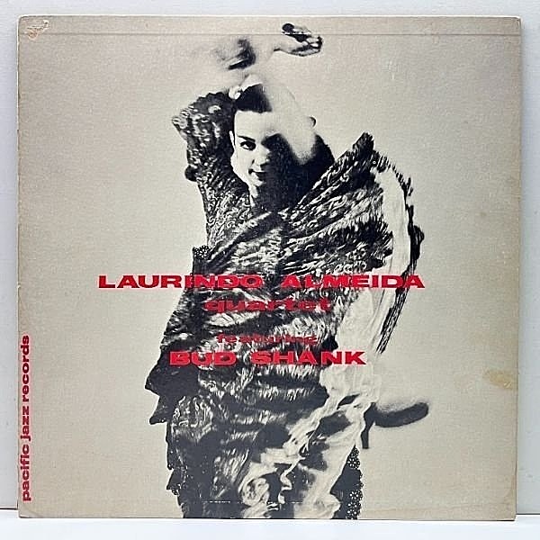 レコードメイン画像：USオリジナル 1st 白ジャケ MONO 深溝 LAURINDO ALMEIDA QUARTET Featuring Bud Shank (Pacific Jazz 1204) w/ Harry Babasin, Roy Harte