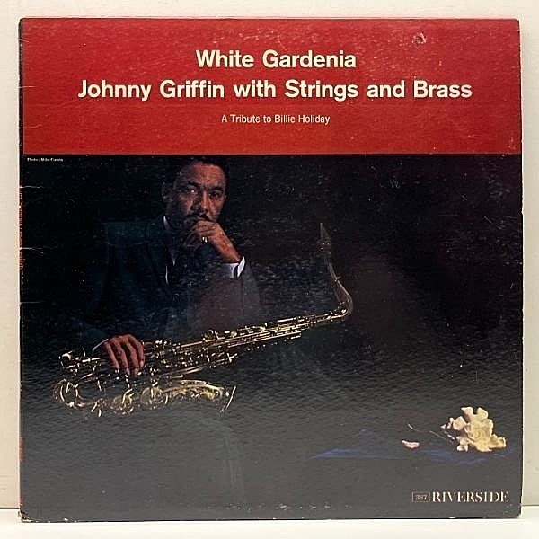 レコードメイン画像：USオリジナル MONO 初版 RLP規格 青ラージ 深溝 JOHNNY GRIFFIN White Gardenia ('61 Riverside RLP 387) Left Aloneの好カヴァー