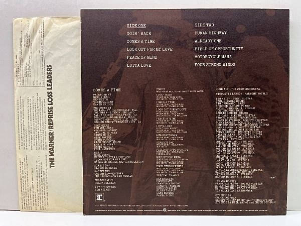NEIL YOUNG / Comes A Time (LP) / Reprise | WAXPEND RECORDS NEIL YOUNG / Comes A Time (LP) / Reprise | WAXPEND RECORDS