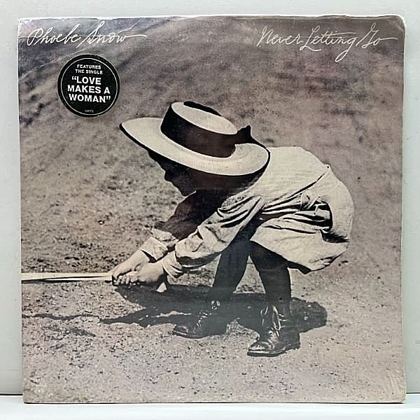 レコードメイン画像：レア【Cut無し!シールド未開封!】USオリジナル PHOEBE SNOW Never Letting Go ('77 Columbia) w/Hype Sticker 初回バーコード無し