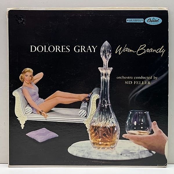 レコードメイン画像：良好盤!! MONO 初版ターコイズ USオリジ DOLORES GRAY Warm Brandy ('57 Capitol) ドロレス・グレイ／ウォーム・ブランディ 珠玉のバラッド