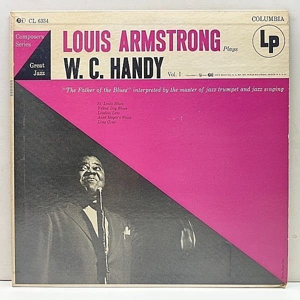 レコードメイン画像：レア 原盤 FLAT マルーン USオリジナル LOUIS ARMSTRONG Plays W.C. Handy Vol. 1 ('54 Columbia) ルイ・アームストロング 10インチ