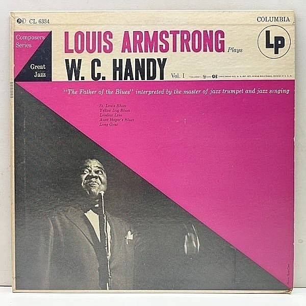 レコードメイン画像：レア 原盤 FLAT マルーン USオリジナル LOUIS ARMSTRONG Plays W.C. Handy Vol. 1 ('54 Columbia) ルイ・アームストロング 10インチ