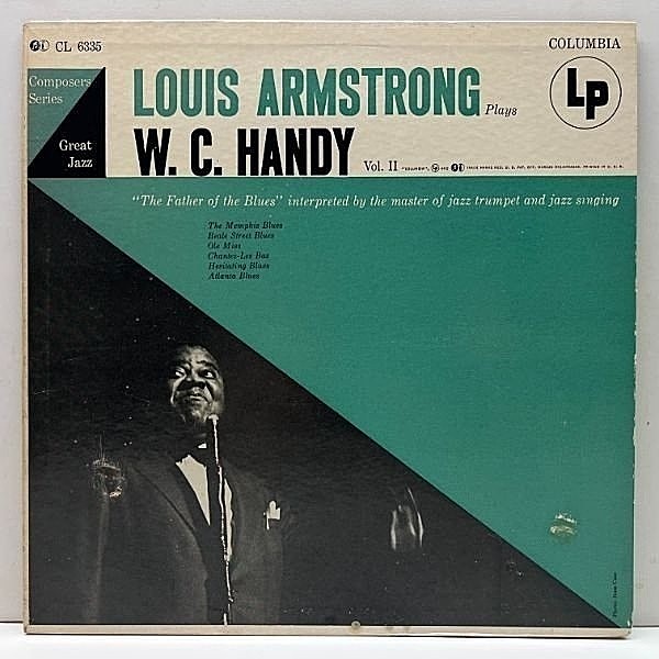 レコードメイン画像：レア 原盤 FLAT マルーン USオリジナル LOUIS ARMSTRONG Plays W.C. Handy Vol. 2 ('54 Columbia) ルイ・アームストロング 10インチ 美盤