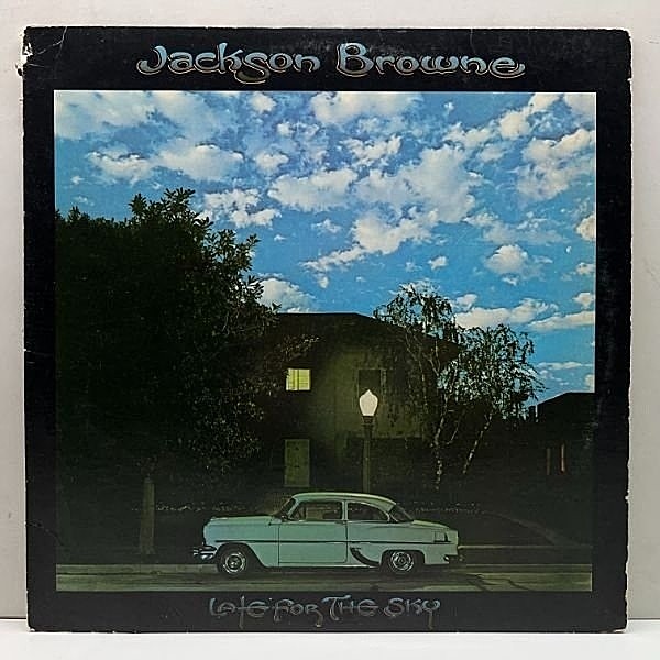 レコードメイン画像：USオリジナル 初版 Wマーク無し JACKSON BROWNE Late For The Sky ('74 Asylum) 米 初回 7E規格 プレイ良好！