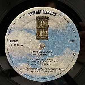 JACKSON BROWNE / Late For The Sky (LP) / Asylum | WAXPEND