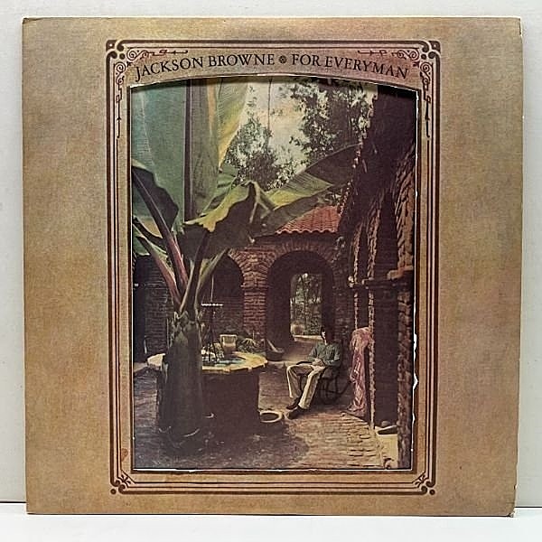 レコードメイン画像：良好!! ギミック 特殊ジャケ US初期プレス W付き JACKSON BROWNE For Everyman ('73 Asylum) w/ DAVID LINDLEY