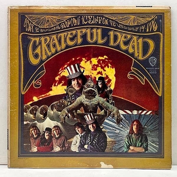 レコードメイン画像：希少 USオリジナル MONO 初版 金ラベ THE GRATEFUL DEAD Same／1st ('67 Warner) 1マト＆英番1桁 グレイトフル・デッド 米 LP 原盤