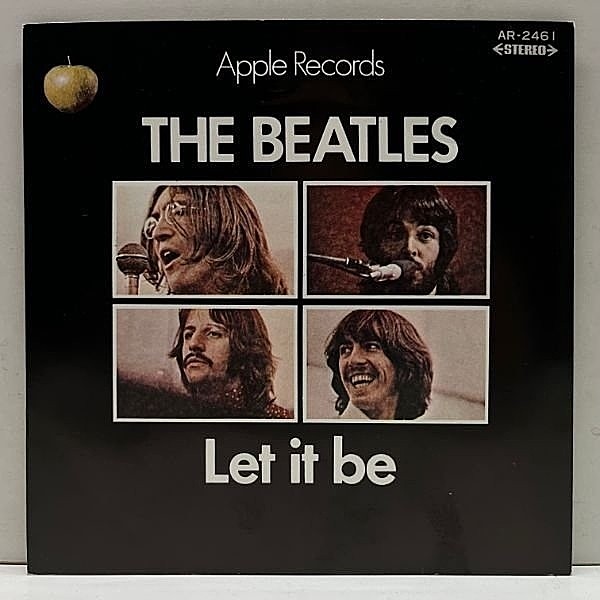 レコードメイン画像：良好!!【初回￥400表記】AR規格 JPNオリジ THE BEATLES Let It Be (AR-2461) 歌詞シート付き ビートルズ レット・イット・ビー EP