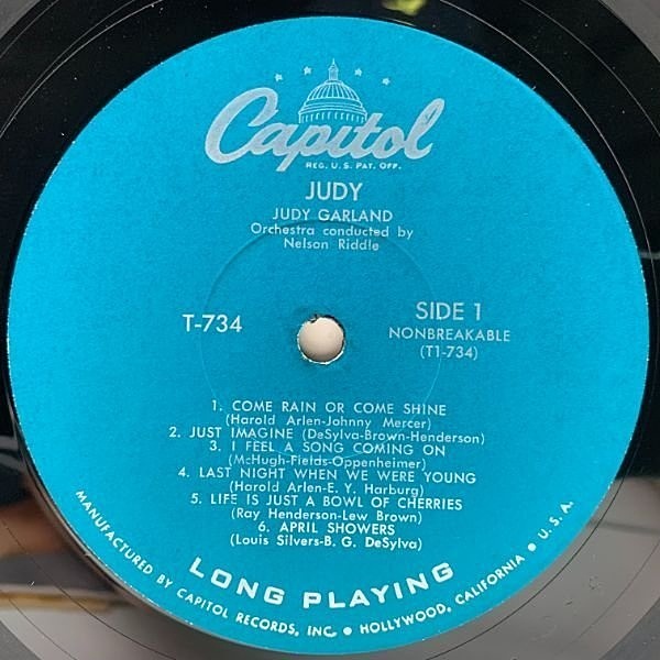 JUDY GARLAND / Judy (LP) / Capitol | WAXPEND RECORDS