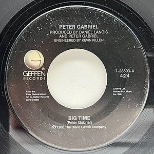 レコード画像：PETER GABRIEL / Big Time / We Do What We're Told (Milgram's 37)