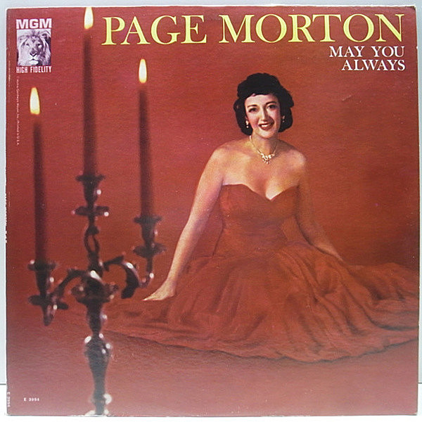 レコードメイン画像：'61 MGM 唯一のアルバム PAGE MORTON May You Always 美人歌手 MONO 良盤!!