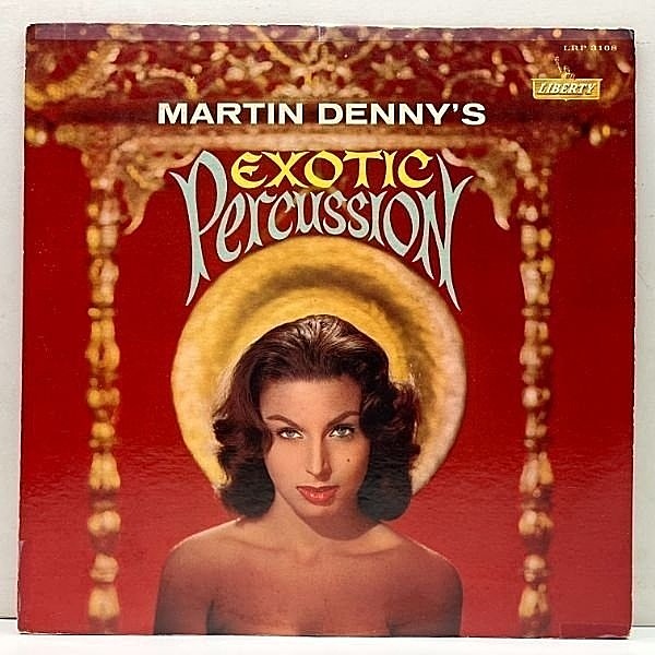 レコードメイン画像：良好盤!! USオリジナル MONO 虹ラベ 深溝 MARTIN DENNY Exotic Percussion ('61 Liberty) マーティン・デニー EXOTICA エキゾチカ モンド