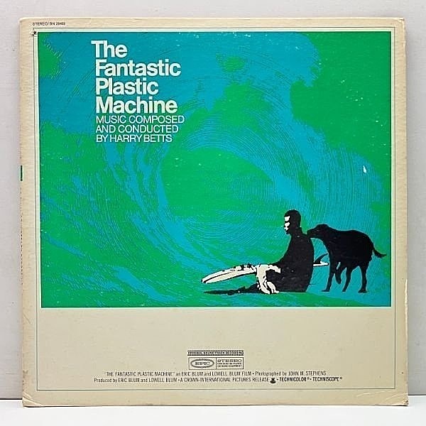 レコードメイン画像：レア!極美盤! USオリジナル OST『The Fantastic Plastic Machine』HARRY BETTS ('69 Epic) サントラ 米サーフィン映画 金字塔