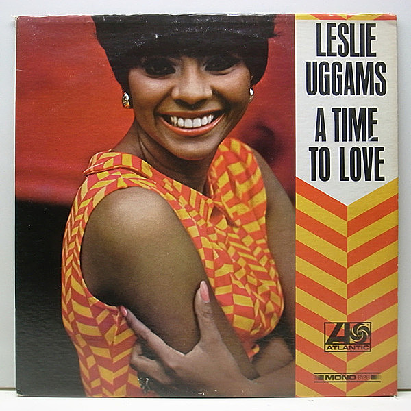 レコードメイン画像：美品!! MONO USオリジ 初回 3色ラベ LESLIE UGGAMS A Time To Love '66 (Atlantic / 8128) 完品 LP