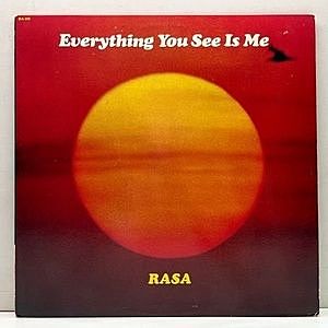 レコード画像：RASA / Everything You See Is Me