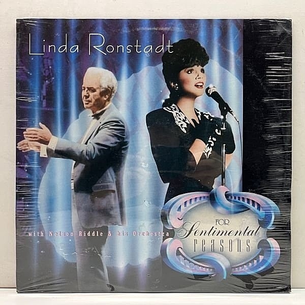 レコードメイン画像：レア【BC無し・RCAクラブイシュー・Cut無し・シールド未開封】LINDA RONSTADT For Sentimental Reasons ('86 Asylum) Audiophile 高音質 LP