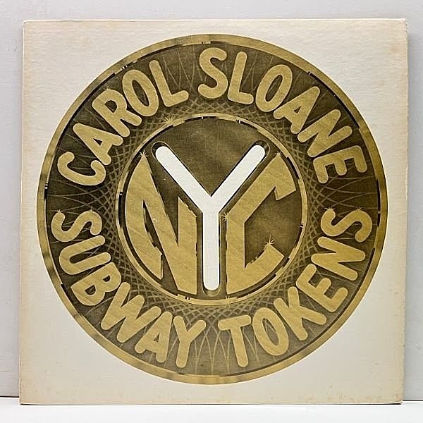 レコードメイン画像：自主制作 USオリジナル CAROL SLOANE Subway Tokens (Moonbeam) キャロル・スローン 地元の小箱クラブでの傑作Live!