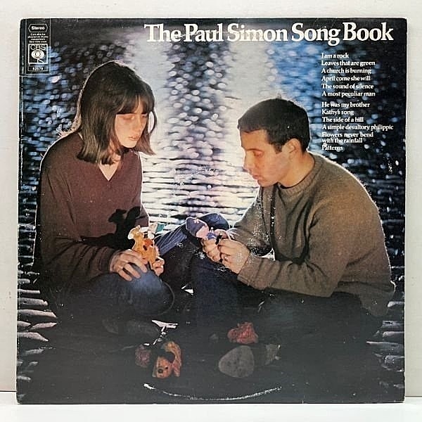 レコードメイン画像：UKオリジナル 英国 初回 橙ラベル PAUL SIMON The Paul Simon Song Book ('65 CBS) ポール・サイモンの弾き語り 初のソロアルバム