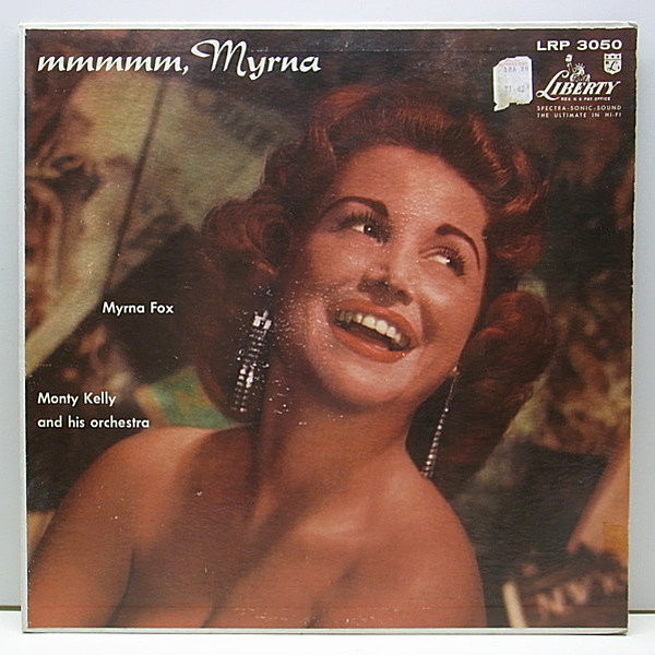 レコードメイン画像：美盤!! 初回ターコイズ MONO両溝 Orig. MYRNA FOX Mmmmm, Myrna / 幻のシンガー 唯一のアルバム