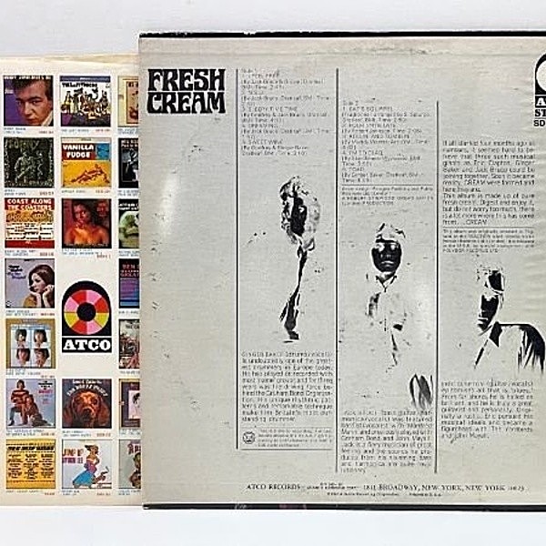 Cream 洋楽 レコード 5枚セット クリーム CREAM / Fresh Cream (LP) / ATCO | WAXPEND RECORDS