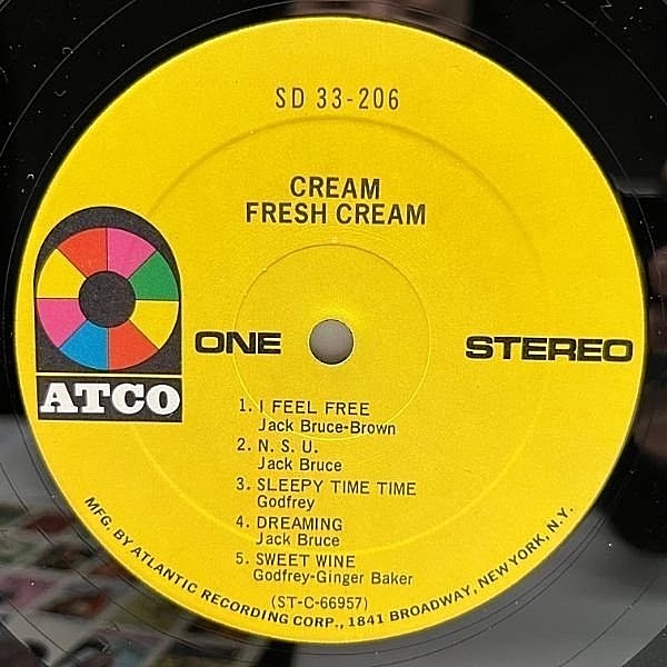 CREAM / Fresh Cream (LP) / ATCO | WAXPEND RECORDS