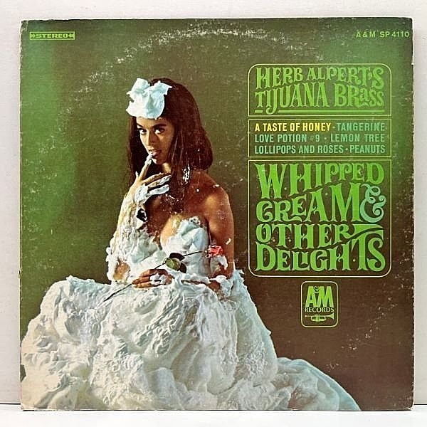 レコードメイン画像：Cut無し!良好! USオリジナル HERB ALPERT & Tijuana Brass Whipped Cream ('65 A&M) オールナイトニッポンのテーマ Bittersweet Samba