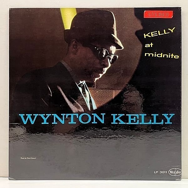 レコードメイン画像：美品!! 誤植VJLP 米初期プレス 虹リム コーティング WYNTON KELLY Kelly At Midnight [Midnite] ('60 Vee Jay) w/ Paul Chambers