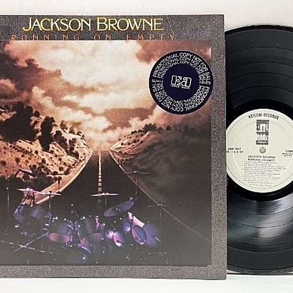 レコードメイン画像：レア!良好盤! 白プロモ USオリジナル JACKSON BROWNE Running On Empty ('77 Asylum) ツアー・フォト冊子・インナー完品 米 LP 原盤