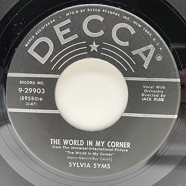Sylvia Syms / Sings Dl8188 :通販 ジャズ レコード 買取 Bamboo