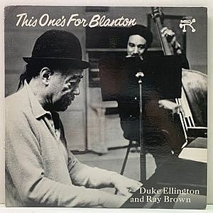 レコード画像：DUKE ELLINGTON / RAY BROWN / This One's For Blanton