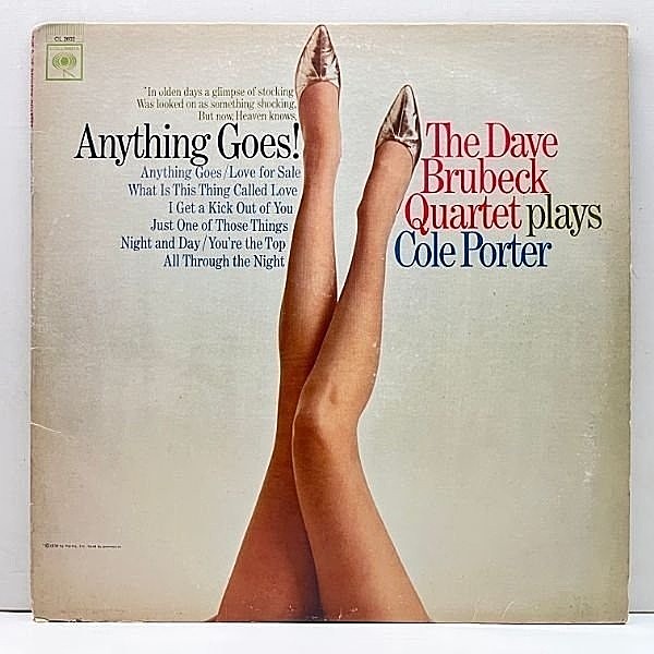 レコードメイン画像：MONO 2eye USオリジナル DAVE BRUBECK Anything Goes ('65 Columbia) 黄金カルテットによるコール・ポーター集！米 初回 モノラル