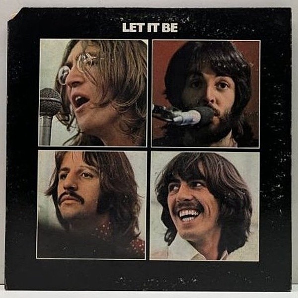 レコードメイン画像：【手書きPhil+Ronnie／手書きsf／BellSound刻印】良好盤!! USオリジナル THE BEATLES Let It Be ('70 Apple) 米 初回 赤林檎 見開きジャケ