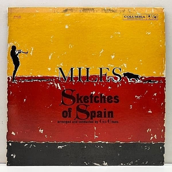 レコードメイン画像：良好盤!! 完全オリジナル MONO 6eye 深溝 MILES DAVIS Sketches Of Spain ('60 Columbia) w/ Gil Evans, Teo Macero 米 初回 モノラル