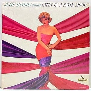 レコード画像：JULIE LONDON / Sings Latin In A Satin Mood
