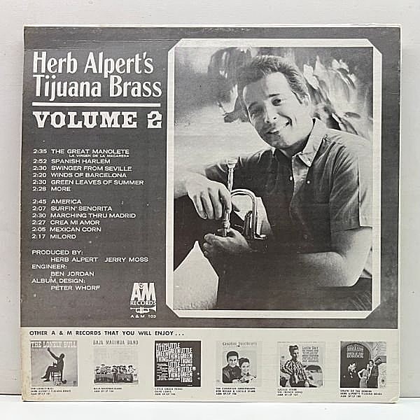 HERB ALPERT / Volume 2 (LP) / A&M | WAXPEND RECORDS