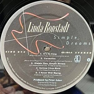 Linda Ronstadt Simple Dreams レコード Amazon.co.jp: Simple Dreams: ミュージック