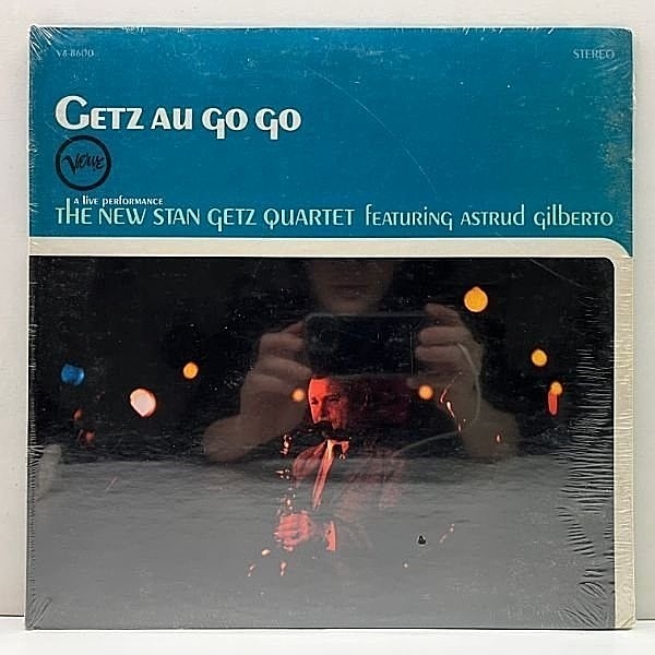 レコードメイン画像：激レア【シールド未開封】Cut無し!美品! USオリジナル STAN GETZ, ASTRUD GILBERTO Getz Au Go Go ('64 Verve) Sealed 米 初回プレス