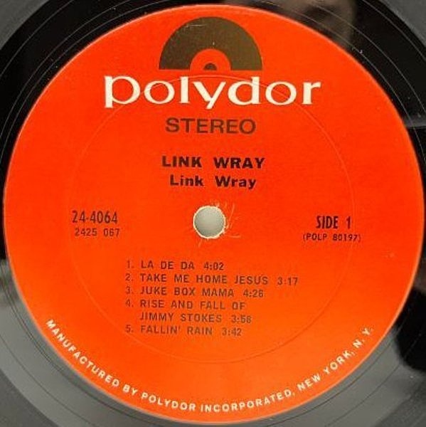 スワンプ名盤Link Wray LPレコード